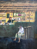 Original art for sale at UGallery.com | Morning Cup by Mena Malgavkar | $550 | acrylic painting | 36' h x 23' w | thumbnail 4