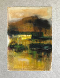 Original art for sale at UGallery.com | Rocky Mountain by Mena Malgavkar | $625 | mixed media artwork | 30' h x 20' w | thumbnail 3