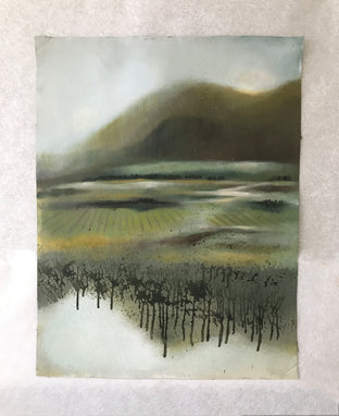 Vineyard Dawn by Mena Malgavkar |  Context View of Artwork 