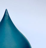 Original art for sale at UGallery.com | A Blue Drop by Mika Burt | $500 | ceramic artwork | 6.7' h x 6' w | thumbnail 4