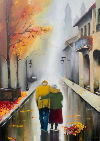 Autumn Stroll by Mikhail Zuyeu | Artwork Main Image