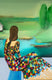Original art for sale at UGallery.com | Quiet Horizon Green by Mikhail Zuyeu | $1,200 | oil painting | 36' h x 24' w | thumbnail 1
