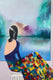 Original art for sale at UGallery.com | Quiet Horizon Purple by Mikhail Zuyeu | $1,200 | oil painting | 36' h x 24' w | thumbnail 1
