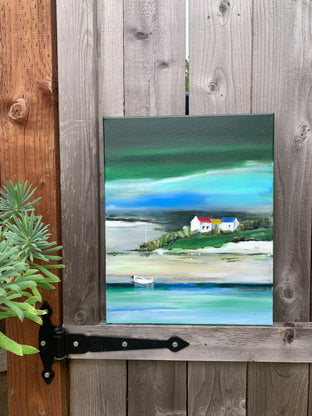 Shoreline Calm by Mikhail Zuyeu |  Context View of Artwork 