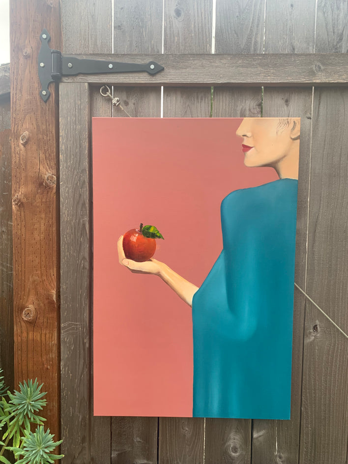 The Gift of the Apple by Mikhail Zuyeu |  Context View of Artwork 