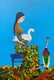 Original art for sale at UGallery.com | The Keeper of Geese by Mikhail Zuyeu | $1,200 | oil painting | 36' h x 24' w | thumbnail 1
