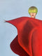 Original art for sale at UGallery.com | The Red Veil by Mikhail Zuyeu | $1,200 | oil painting | 36' h x 24' w | thumbnail 4