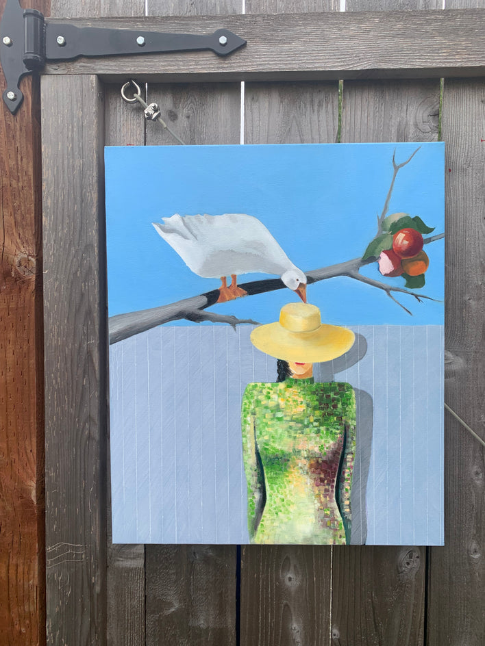 The Whispering Goose by Mikhail Zuyeu |  Context View of Artwork 