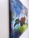 Original art for sale at UGallery.com | Portal to the Unknown by Miranda Gamel | $1,600 | mixed media artwork | 18' h x 24' w | thumbnail 2