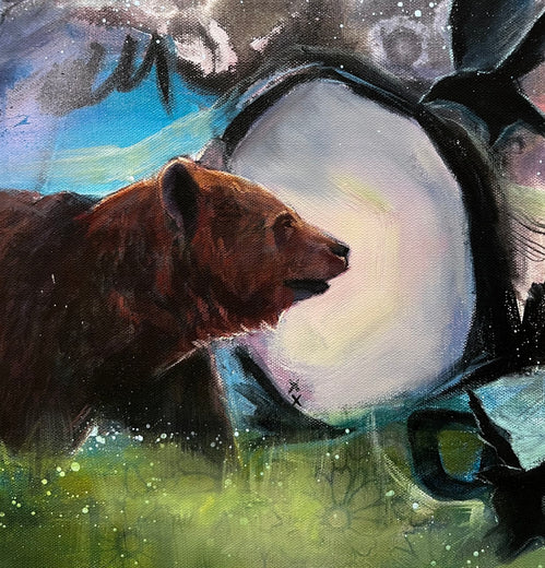 Portal to the Unknown by Miranda Gamel |   Closeup View of Artwork 