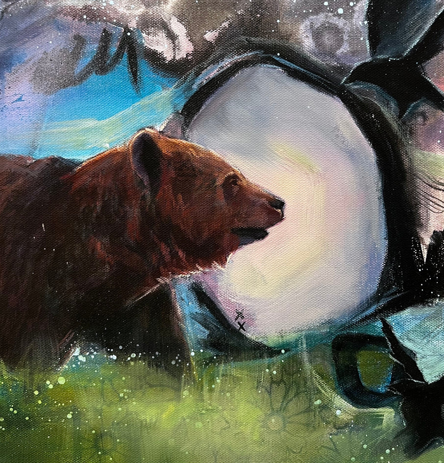 Portal to the Unknown by Miranda Gamel |  Closeup View of Artwork 