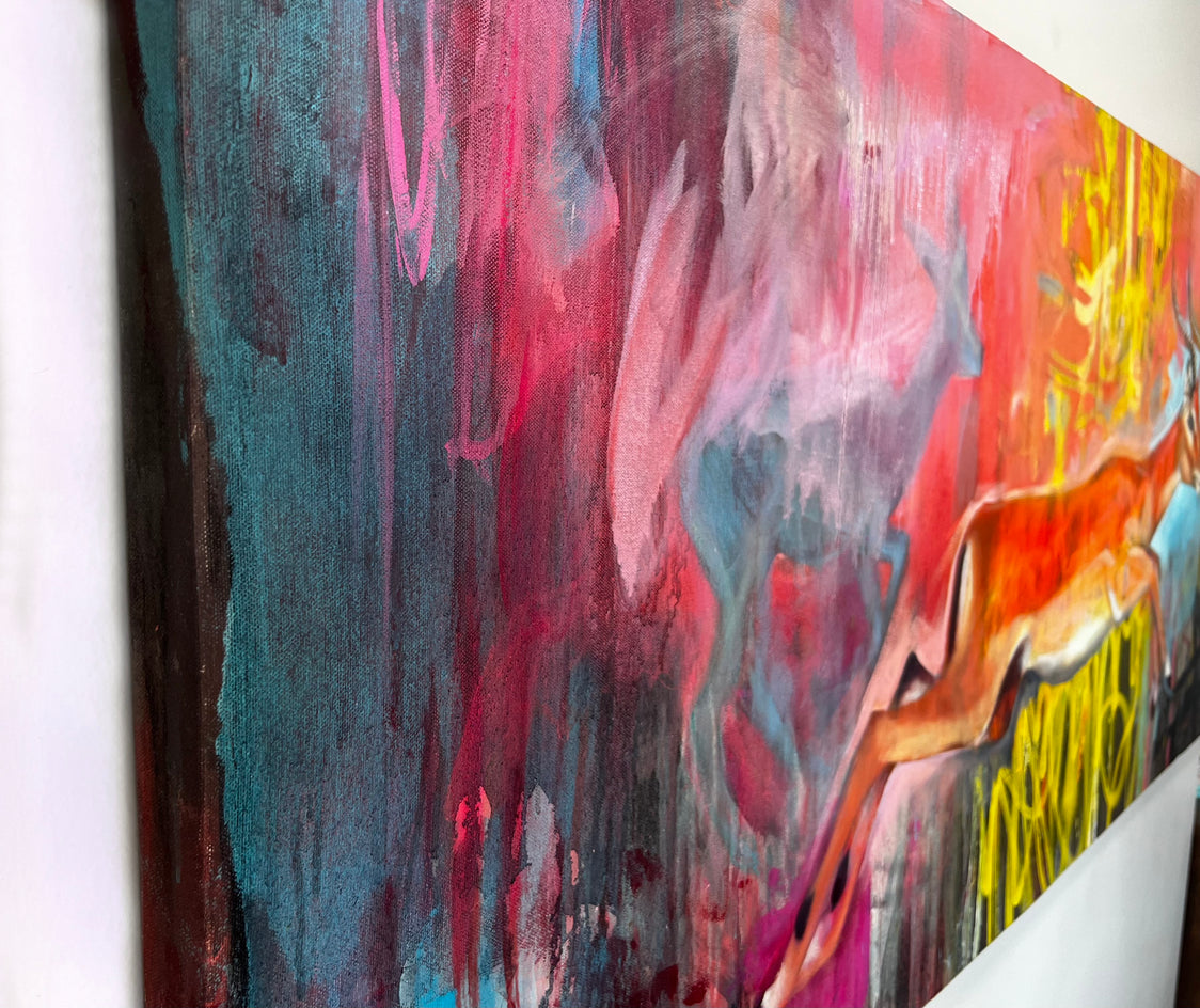 The Shape of Freedom by Miranda Gamel |  Side View of Artwork 