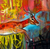 Original art for sale at UGallery.com | The Shape of Freedom by Miranda Gamel | $6,000 | mixed media artwork | 24' h x 60' w | thumbnail 4