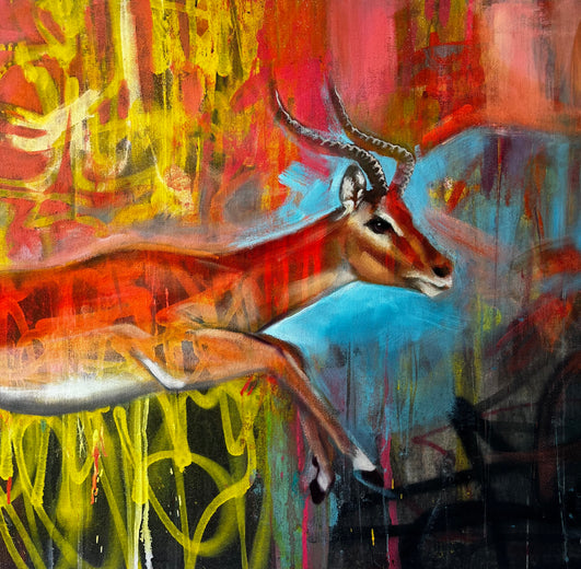 The Shape of Freedom by Miranda Gamel |   Closeup View of Artwork 