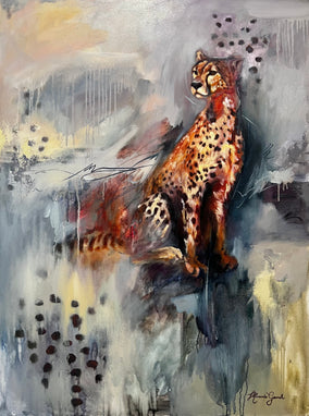 Original art for sale at UGallery.com | A New Flame by Miranda Gamel | $4,575 | oil painting | 40' h x 30' w
