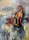 Original art for sale at UGallery.com | A New Flame by Miranda Gamel | $4,575 | oil painting | 40' h x 30' w | thumbnail 1
