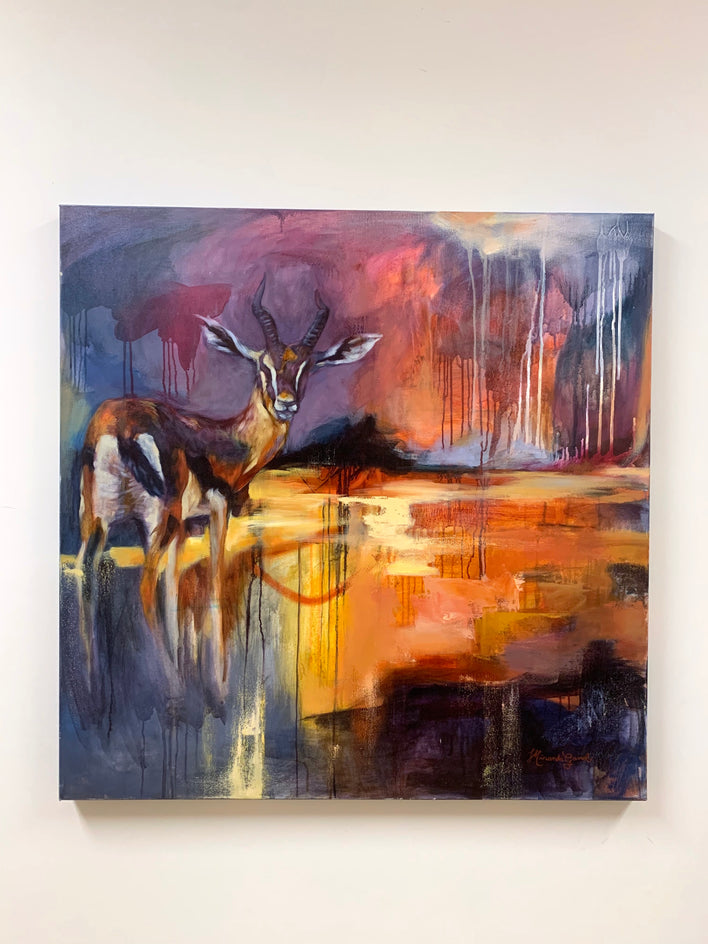 Calling from the Mountain by Miranda Gamel |  Context View of Artwork 