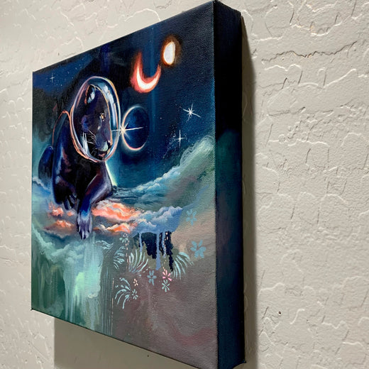 Coming Home by Miranda Gamel |  Side View of Artwork 