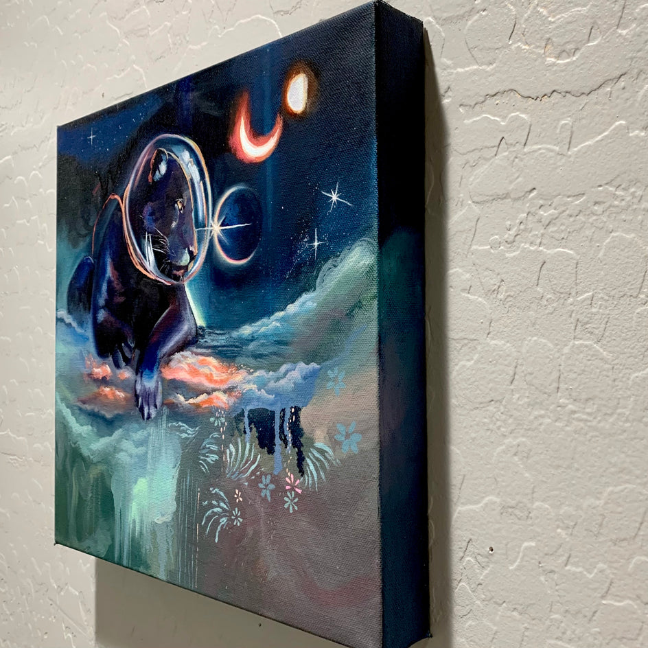 Coming Home by Miranda Gamel |  Side View of Artwork 