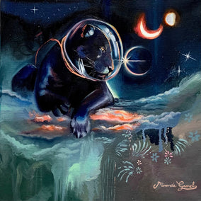 Original art for sale at UGallery.com | Coming Home by Miranda Gamel | $575 | oil painting | 12' h x 12' w