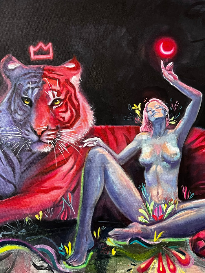 Entering Eternity by Miranda Gamel |  Closeup View of Artwork 