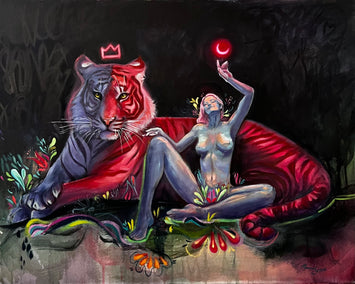 oil painting by Miranda Gamel titled Entering Eternity