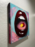 Original art for sale at UGallery.com | Love Is a Drug by Miranda Gamel | $1,200 | oil painting | 18' h x 18' w | thumbnail 2