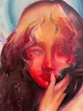 Original art for sale at UGallery.com | Venus by Miranda Gamel | $1,500 | oil painting | 36' h x 12' w | thumbnail 4