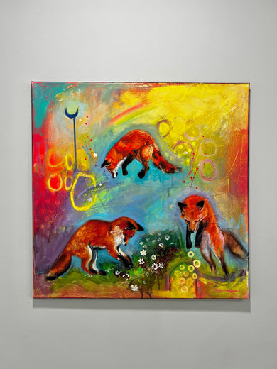 Work or Play? by Miranda Gamel |  Context View of Artwork 