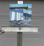 Original art for sale at UGallery.com | After the Rain by Mitchell Freifeld | $275 | oil painting | 12' h x 12' w | thumbnail 3