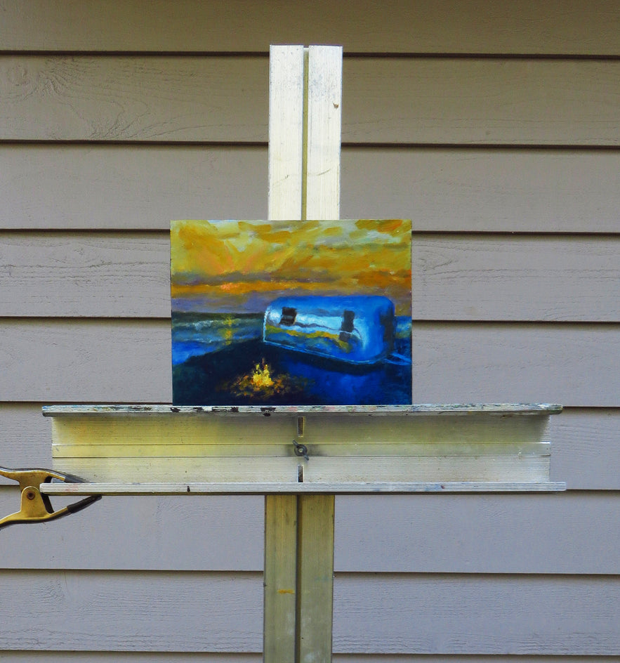 Air Stream at the Beach by Mitchell Freifeld |  Context View of Artwork 