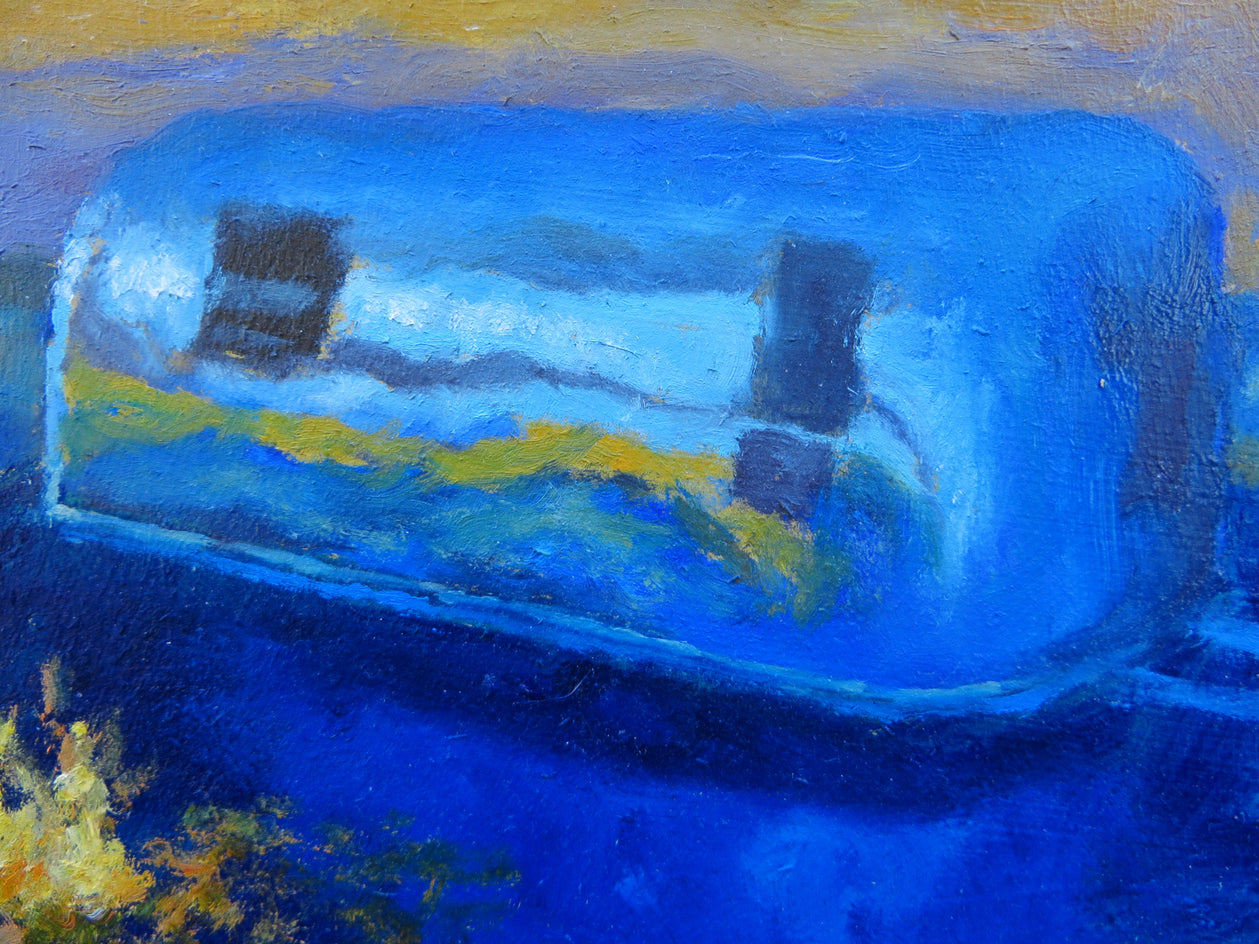 Air Stream at the Beach by Mitchell Freifeld |  Closeup View of Artwork 