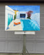 Original art for sale at UGallery.com | Bougainvillea by Mitchell Freifeld | $1,000 | oil painting | 25' h x 35' w | thumbnail 2