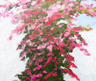 Original art for sale at UGallery.com | Bougainvillea by Mitchell Freifeld | $1,000 | oil painting | 25' h x 35' w | thumbnail 3