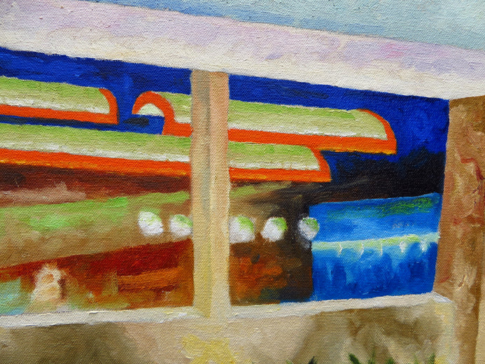 Carolina Pines by Mitchell Freifeld |   Closeup View of Artwork 