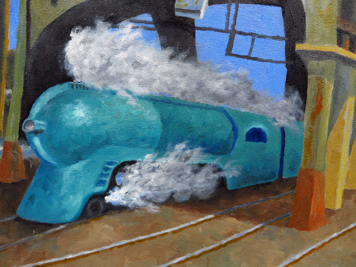 Coaling Station by Mitchell Freifeld |   Closeup View of Artwork 