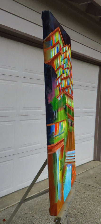 Context 5 by Mitchell Freifeld |  Side View of Artwork 