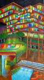 Original art for sale at UGallery.com | Context 5 by Mitchell Freifeld | $1,425 | oil painting | 45' h x 25' w | thumbnail 1