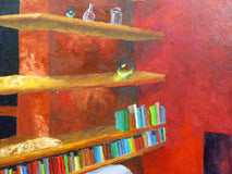 Original art for sale at UGallery.com | Crystal Ball by Mitchell Freifeld | $1,150 | oil painting | 37' h x 30' w | thumbnail 4