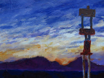 Original art for sale at UGallery.com | Day Break on the Land by Mitchell Freifeld | $250 | oil painting | 8' h x 12' w | thumbnail 4