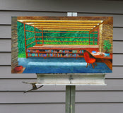 Original art for sale at UGallery.com | Horizontality by Mitchell Freifeld | $775 | oil painting | 17' h x 30' w | thumbnail 3