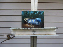 Original art for sale at UGallery.com | In the Woods by Mitchell Freifeld | $250 | oil painting | 7.75' h x 10' w | thumbnail 3