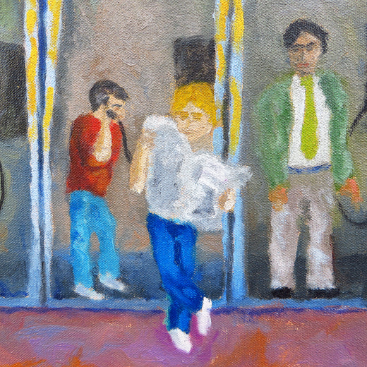 Phone Booths by Mitchell Freifeld |   Closeup View of Artwork 