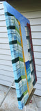 Original art for sale at UGallery.com | Solariums by the Sea by Mitchell Freifeld | $2,650 | oil painting | 50' h x 35' w | thumbnail 2