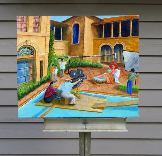 The Red Hat by Mitchell Freifeld |  Context View of Artwork 