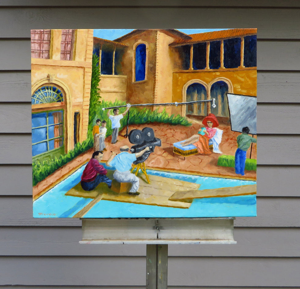 The Red Hat by Mitchell Freifeld |  Context View of Artwork 