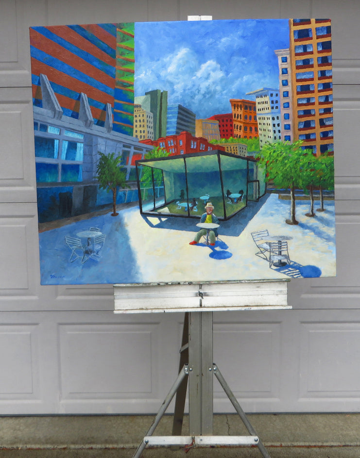 Red Shoes by Mitchell Freifeld |  Context View of Artwork 