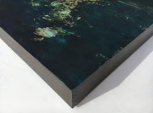 Original art for sale at UGallery.com | Moment of Enlightenment by Agata Kijanka | $775 | oil painting | 18' h x 18' w | thumbnail 2