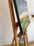 Original art for sale at UGallery.com | It’s Going to Be a Beautiful Day by Nancy Jadatz | $675 | oil painting | 12' h x 12' w | thumbnail 2