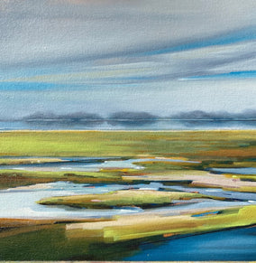 Original art for sale at UGallery.com | Kaleidoscope by Nancy Jadatz | $675 | oil painting | 13.5' h x 13.5' w